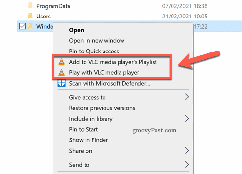 Персонализирани разширения в Windows File Explorer