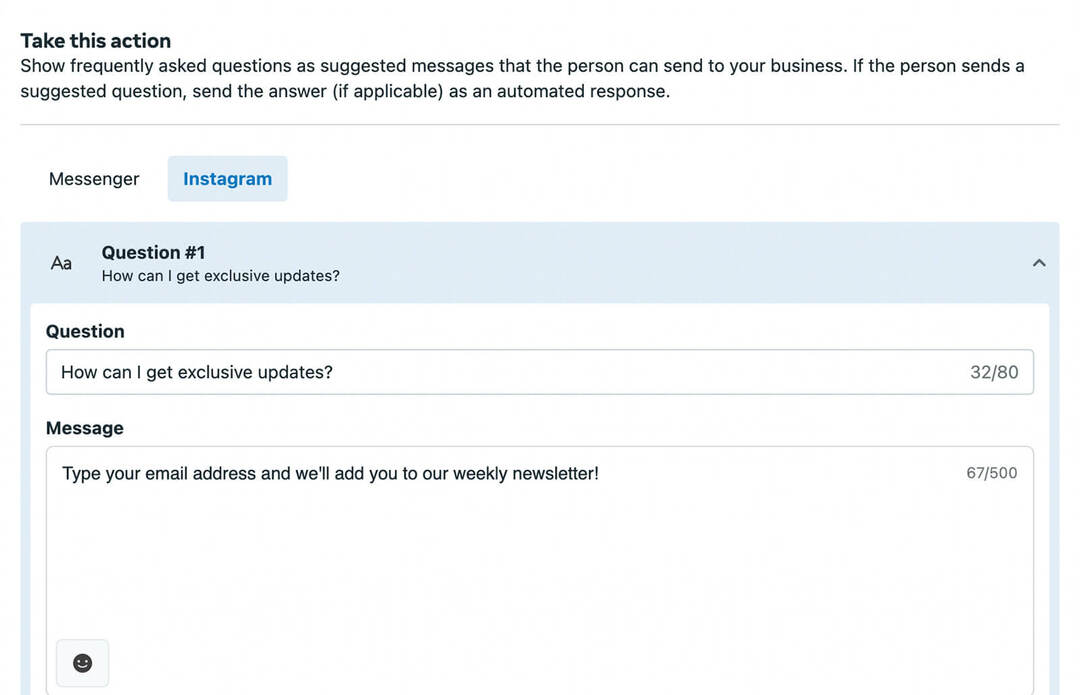 how-to-include-email-sign-up-opportunities-in-automated-dm-responses-on-your-instagram-profile-faq-inbox-automation-tool-add-questions-automated-response-marketing-goals- пример-11