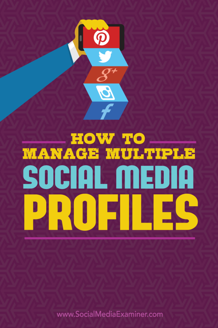Как да управлявате множество профили в социалните медии: Проверка на социалните медии
