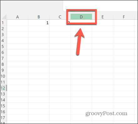 заглавка на колона в Excel