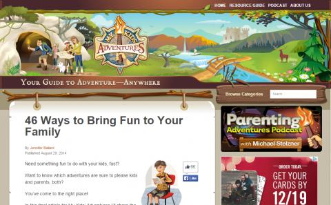 My Kids 'Adventures стартира през 2013 г. 