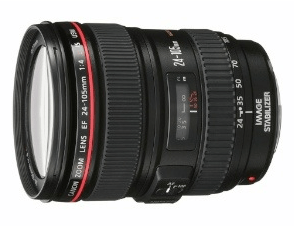 Обектив на Canon EF 24 - 105mm f / 4L IS USM