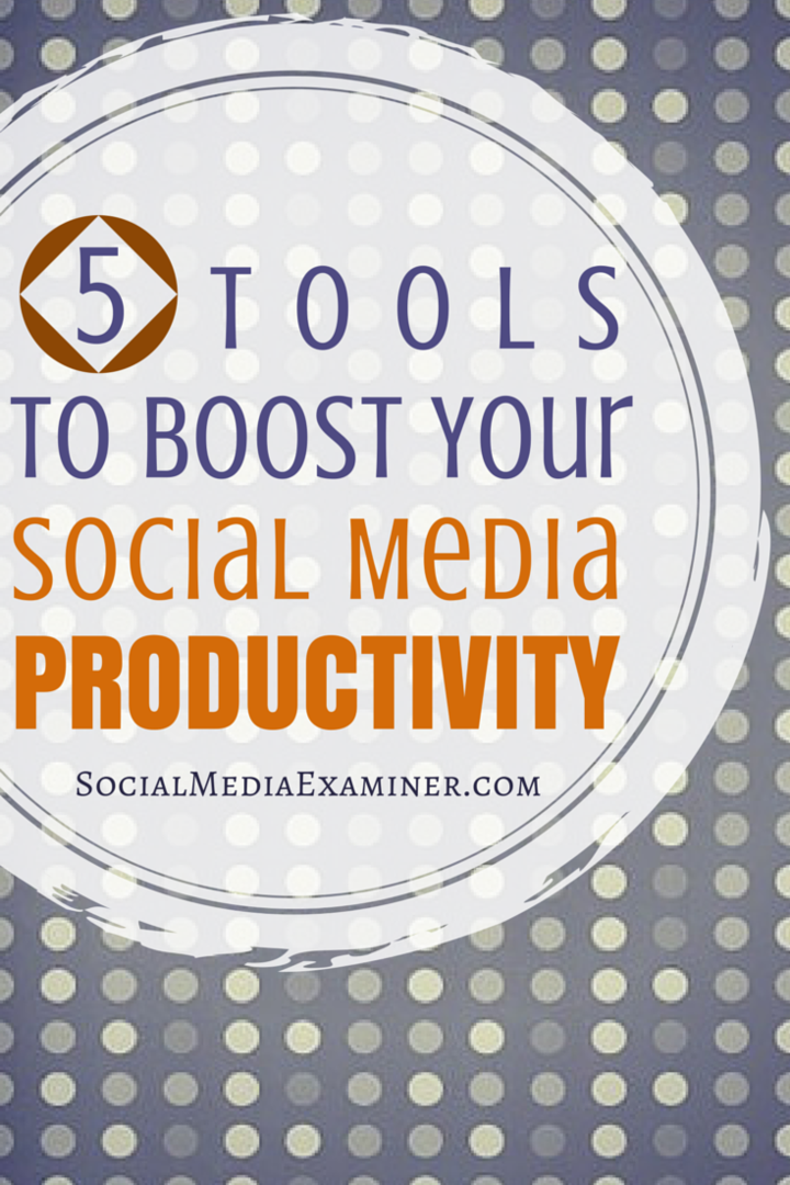5 инструмента за повишаване на производителността на социалните медии: Проверка на социалните медии