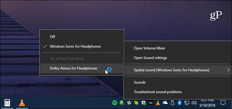 Настройка на звука Windows 10