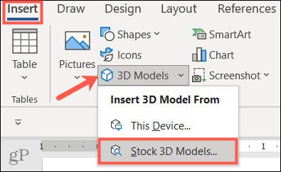 Вмъкнете 3D модели в Microsoft Office