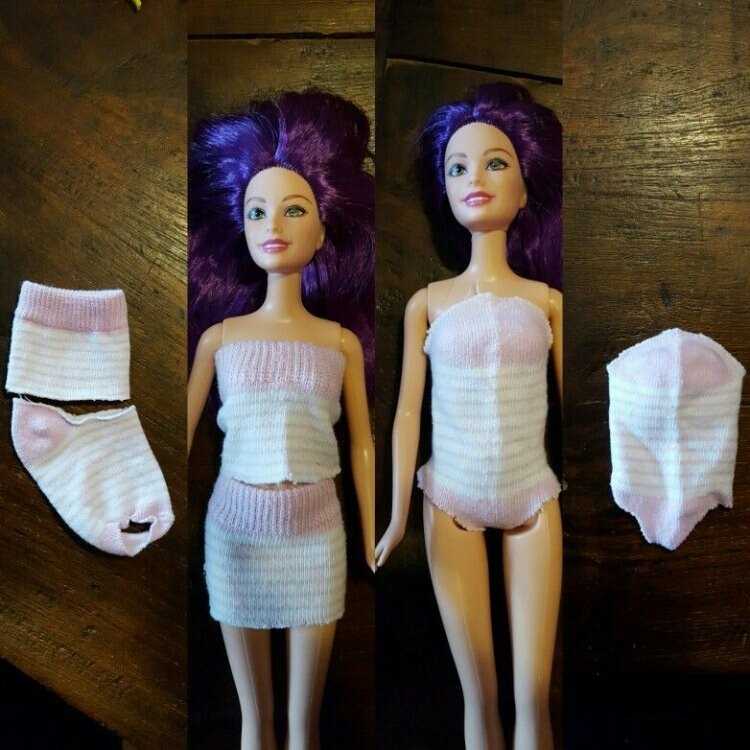 Как да шиете дрехи за кукли Барби? Лесно и практично шиене на бебешка рокля
