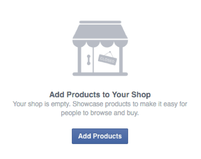 добавете продукти към facebook магазин