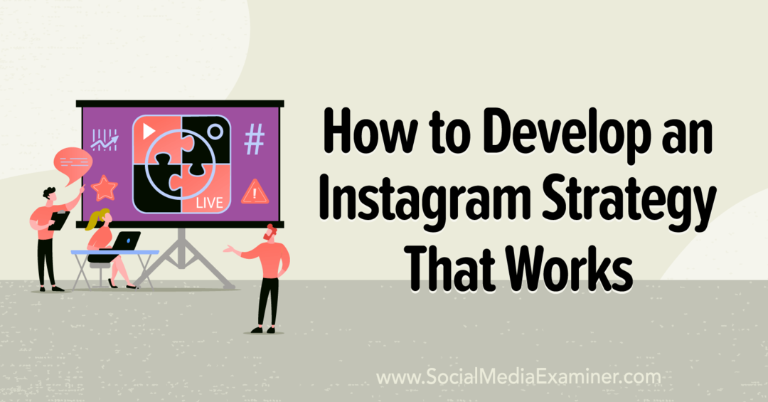 Как да разработим стратегия в Instagram, която работи: Изследовател на социалните медии