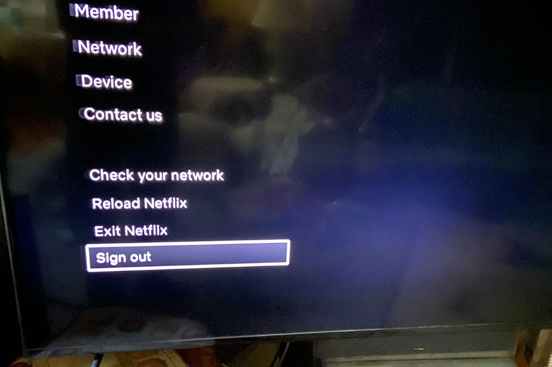Излезте от Netflix на телевизор
