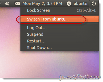 превключвайте формата ubuntu