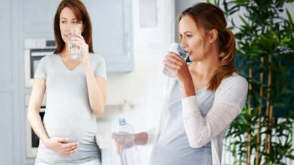 Ползи от питейната вода за бременни жени! Колко вода трябва да се консумира на ден по време на бременност? 