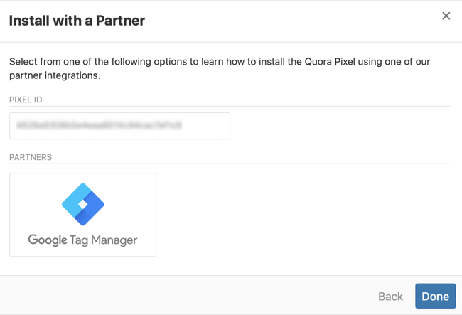 стъпка 3 как да инсталирате Quora pixel с Google Tag Manager