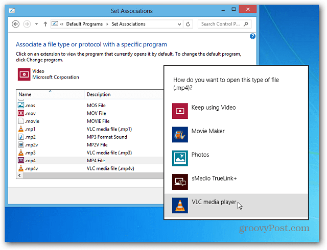 Windows 8: Правете отворени видеоклипове и музикални файлове в програми за десктоп