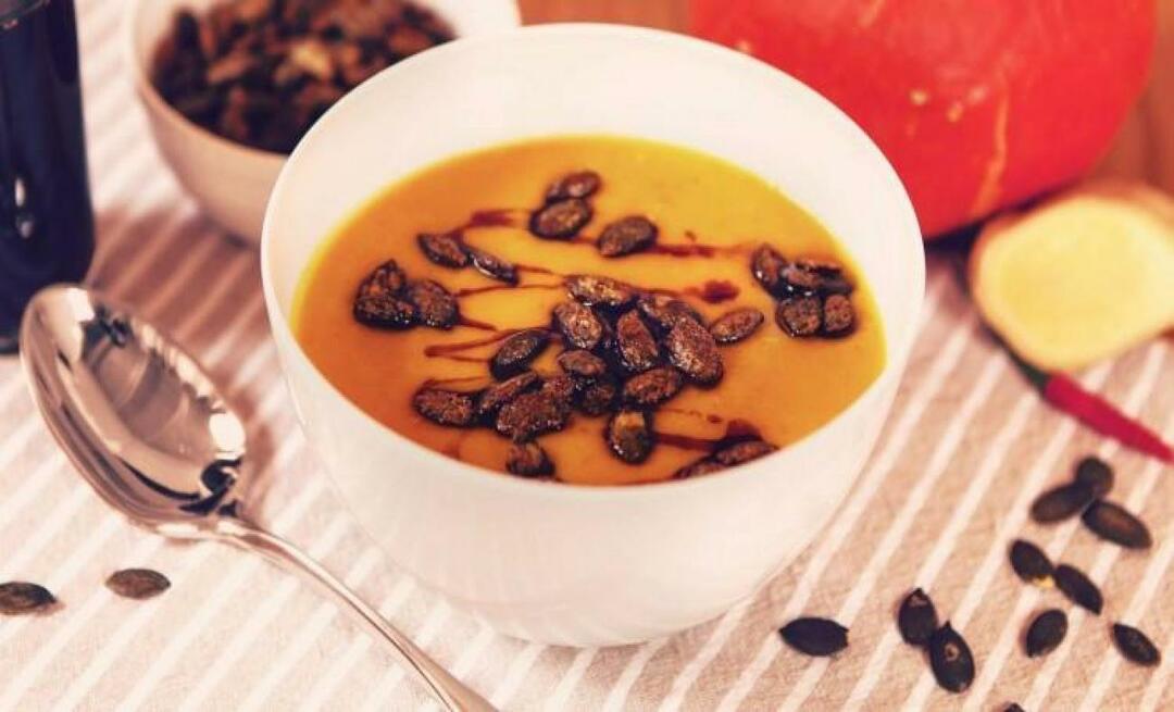 Рецепта за супа с джинджифилова тиква