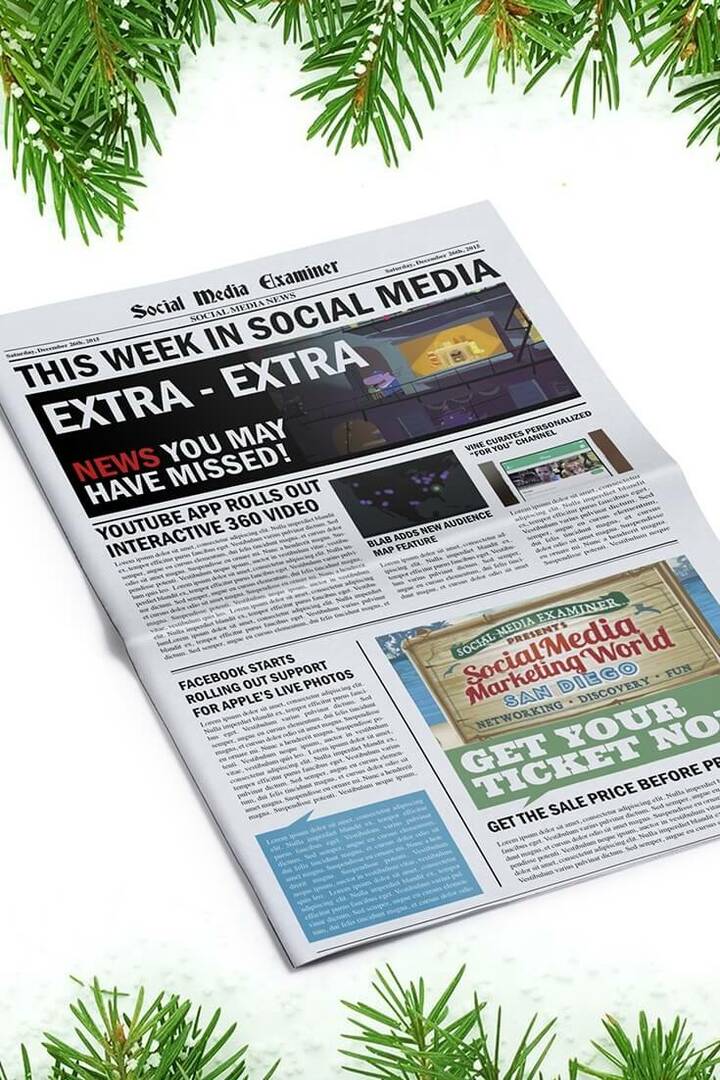 Приложението YouTube пуска Interactive 360 ​​Video: Тази седмица в социалните медии: Social Media Examiner