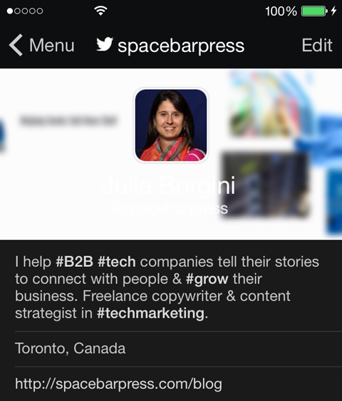 spacbarpress Twitter профил на мобилен телефон