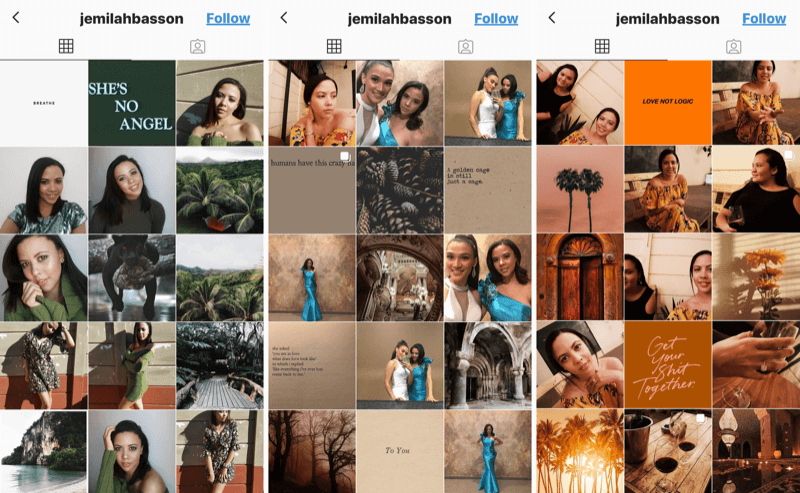 Бизнес профил в Instagram за Джемила Басон