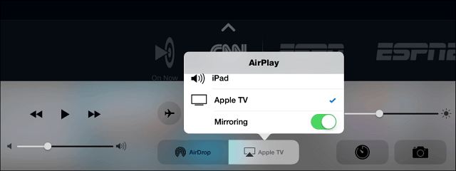 AirPlay на Apple TV
