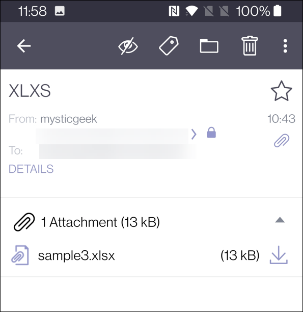 protonmail отваря xlsx файлове в android