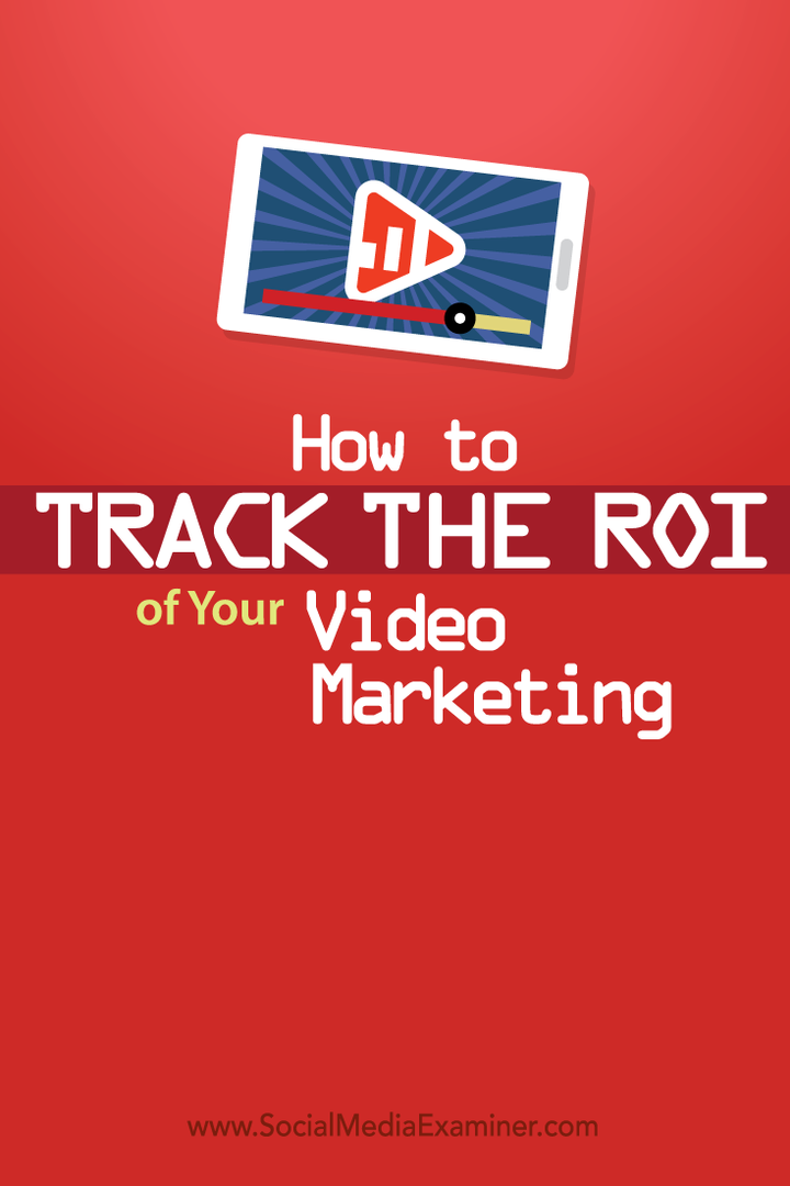 как да проследявате ROI на видео маркетинг