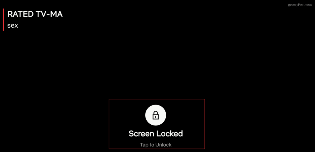 Как да използвате функцията за заключване на екрана за приложението Netflix