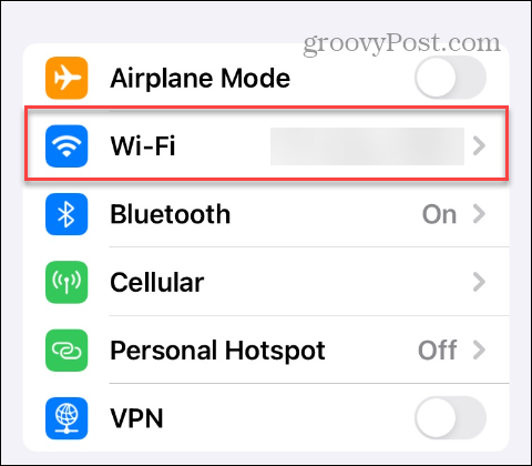 Забравете Wi-Fi мрежа на iPhone