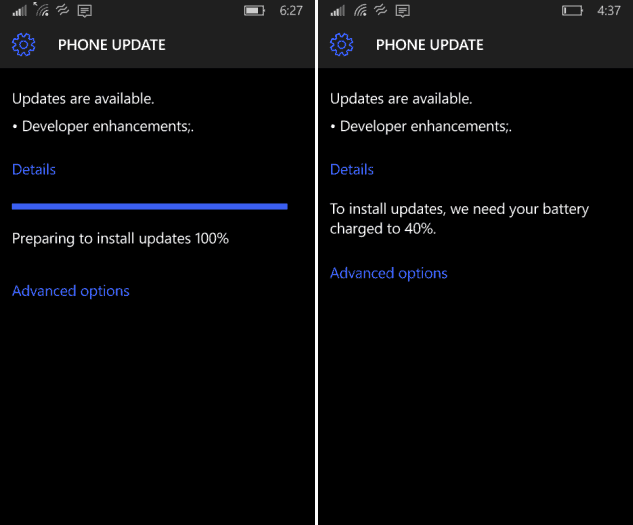 Windows 10 Mobile Preview получава актуализация за разработчици