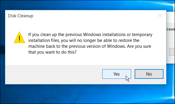 Публикувайте надстройката на Windows 10: Върнете обратно пространството си на диск