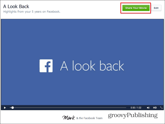 Как да редактирате вашето Facebook „Поглед назад“