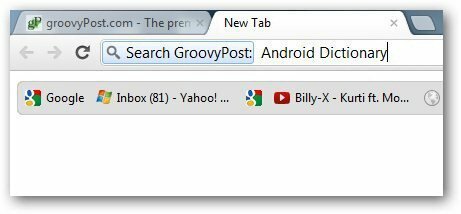 Търсачки за Chrome 6