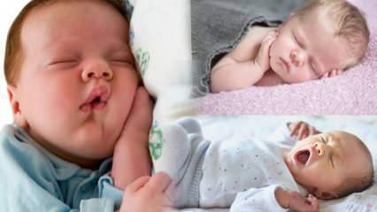 Позиции за хоспитализация при бебета! Как се отлага новородено бебе? С лице надолу или назад ...