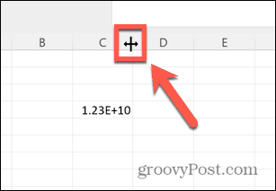 ширина на колоната в Excel