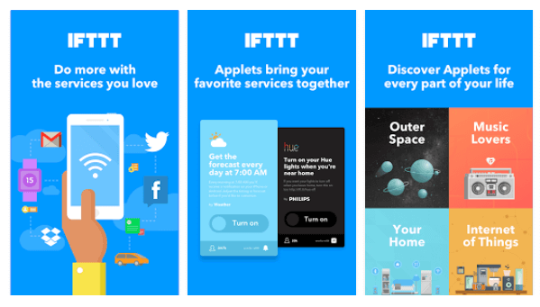 Новите аплети на IFTTT обединяват любимите ви услуги, за да създадат нови преживявания.