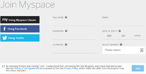 Нова настройка на Myspace Profile