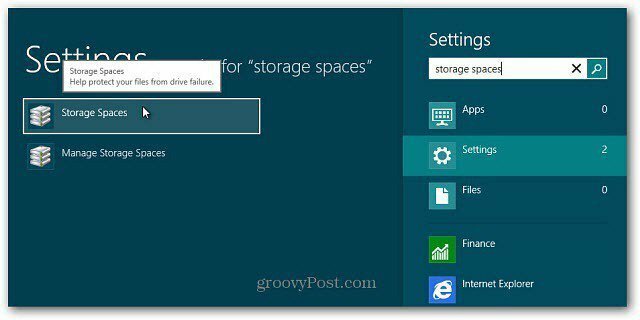 Пространства за съхранение на Windows 8: Първи поглед