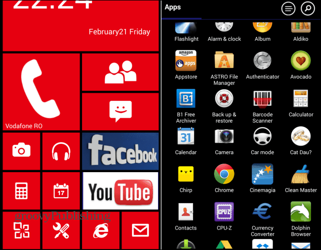 Направете Android да изглежда като Windows Phone с Launcher 8