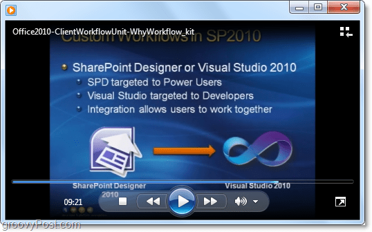 ClientWorkFlow видео с ръководството за разработката на Microsoft Office / sharepoint 2010