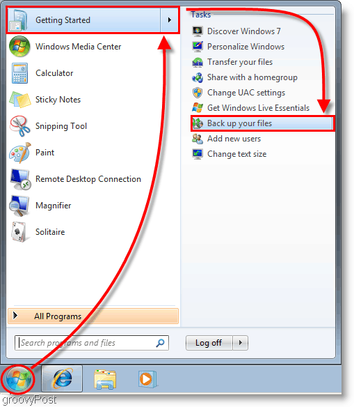 Windows 7: Създайте системно изображение за стартиране на архивиране на вашите файлове
