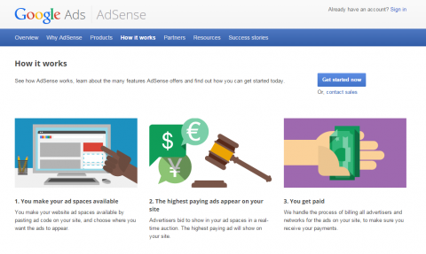 Google AdSense може да ви даде представа за това какво може да струва всяко разположение на вашия сайт. 