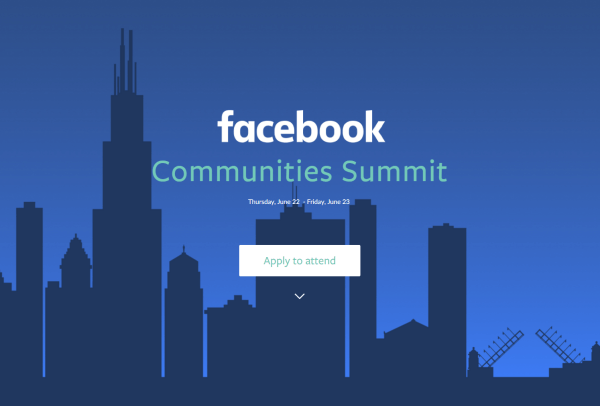 Facebook ще бъде домакин на първата по рода си Facebook Communities Summit на 22 и 23 юни в Чикаго.