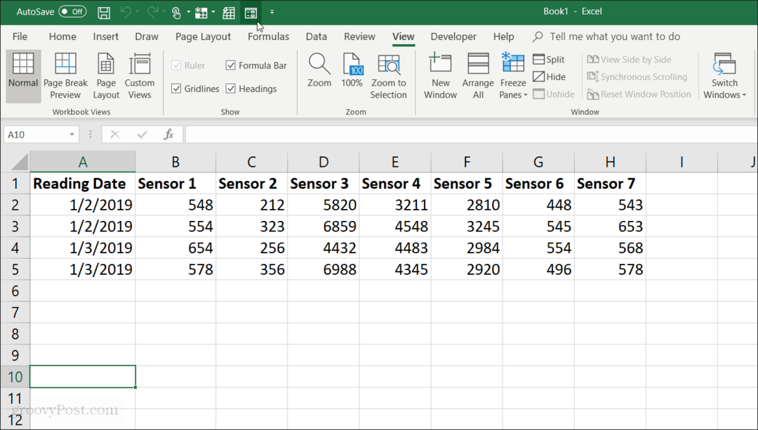 Как да създадете формуляр за въвеждане на данни в Excel