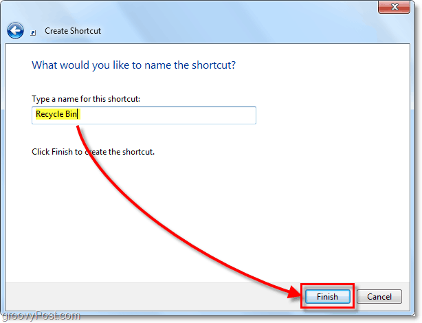 Как да получите достъп до кошчето от менюто "Старт" в Windows 7