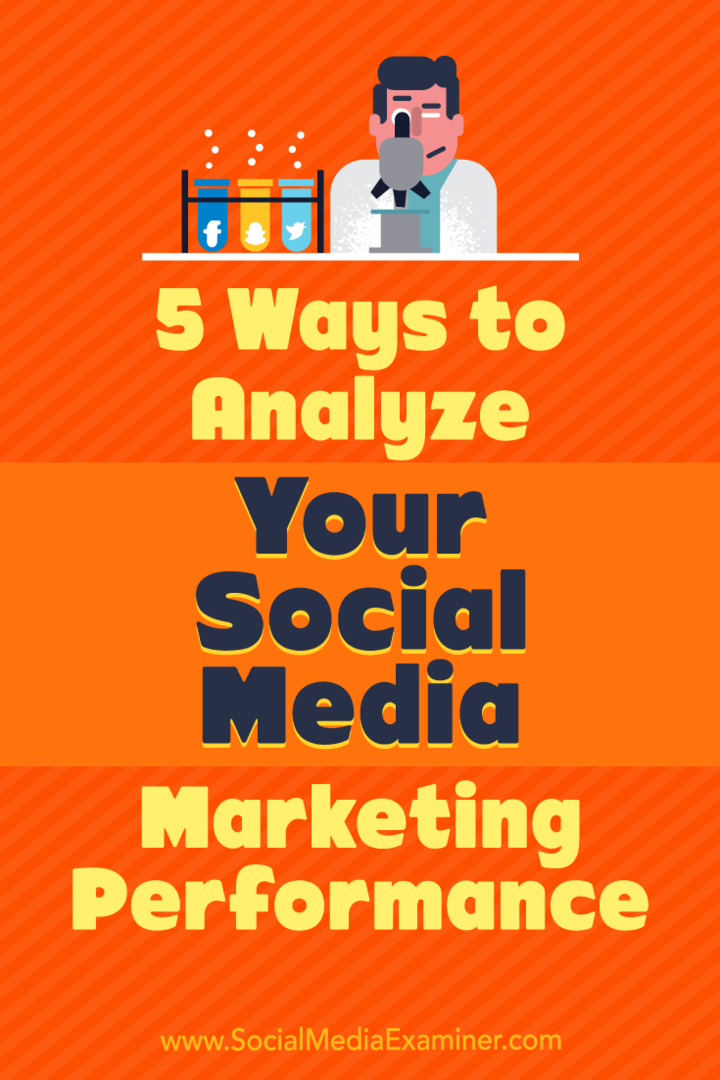 5 начина да анализирате маркетинговите си резултати в социалните медии: Проучвател на социални медии