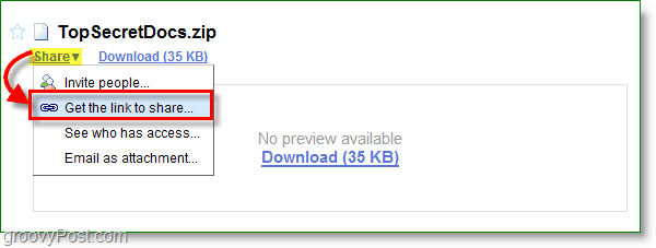 Снимка на Google Docs - споделяйте файла си чрез връзка