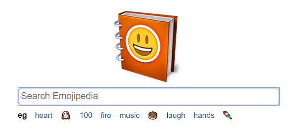 Emojipedia е търсачка за емотикони.