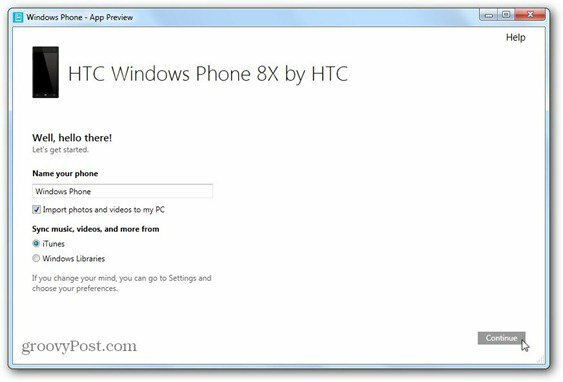 Windows Phone 8 приложение за телефон на Windows за име на телефон с първо екранно решение, какво да синхронизирате