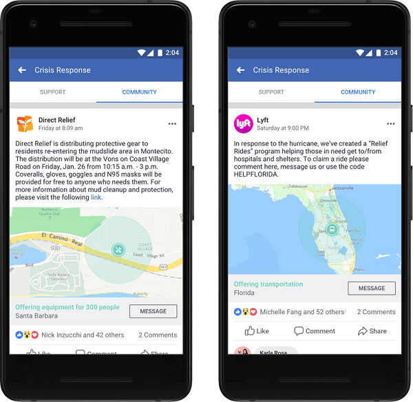 Facebook обяви, че организациите и бизнесите вече могат да публикуват в Help Community и да предоставят критична информация и услуги за хората, за да получат помощта, от която се нуждаят в криза.