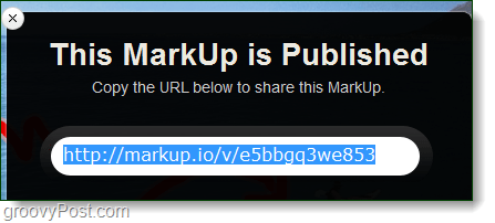 markup.io публикува URL