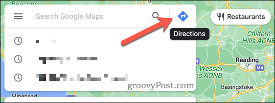 Стартирайте упътвания в Google Maps