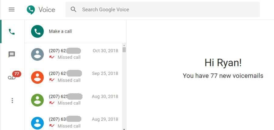 google гласови повиквания
